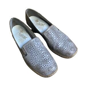 Rieker Antistress Slip On Loafers Shoes Casual Leather Doris Ganges 5 Comfort